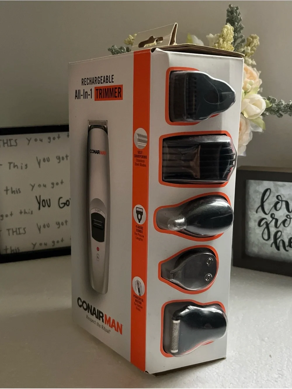 Rechargeable All-In-1 Trimmer in Silver